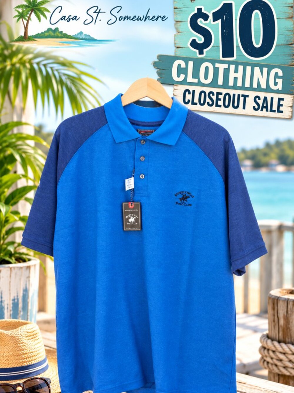 Beverly Hills Polo Club Men's Polo Shirt